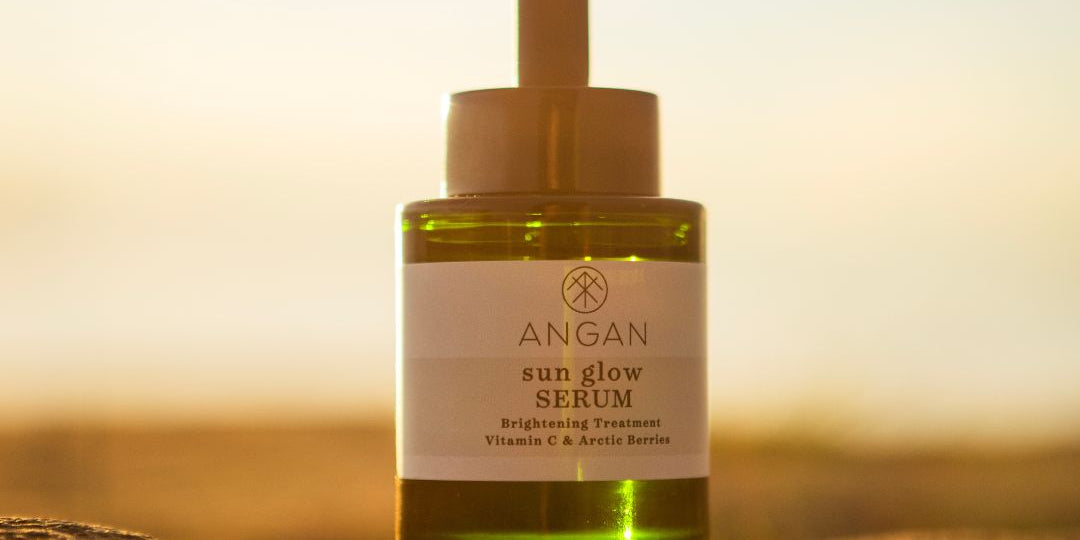 ANGAN Sun Glow Vitamin C Serum — brightening serum for glowing, even skin