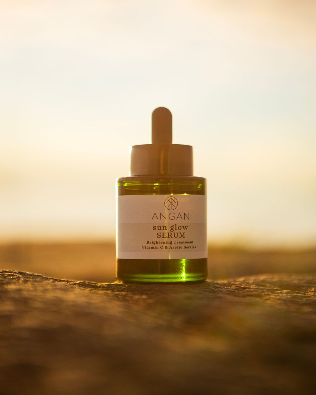 ANGAN Sun Glow Vitamin C Serum — brightening serum for glowing, even skin
