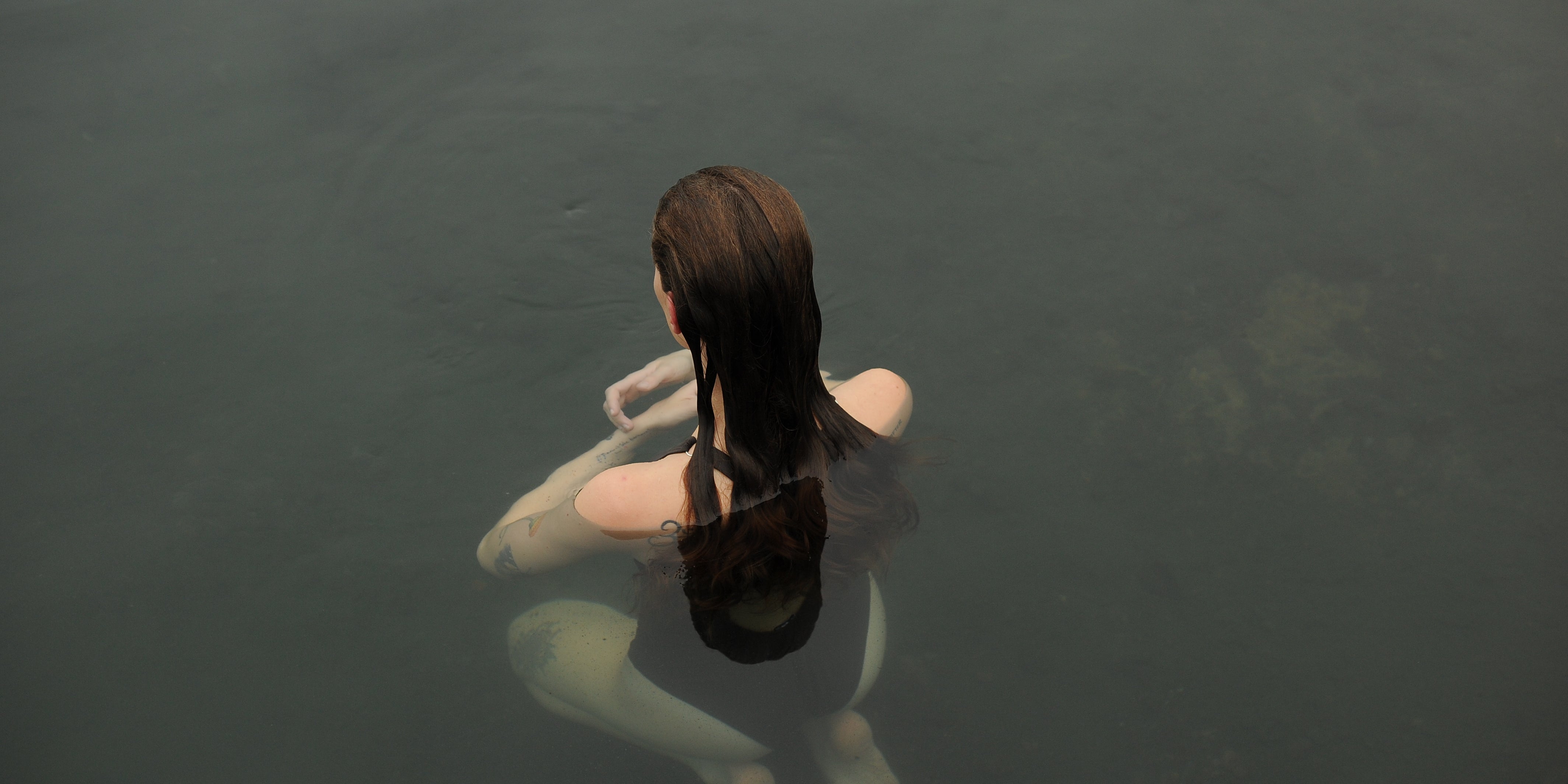 Nordic bathing ritual — warm bath with Icelandic sea salt and botanicals