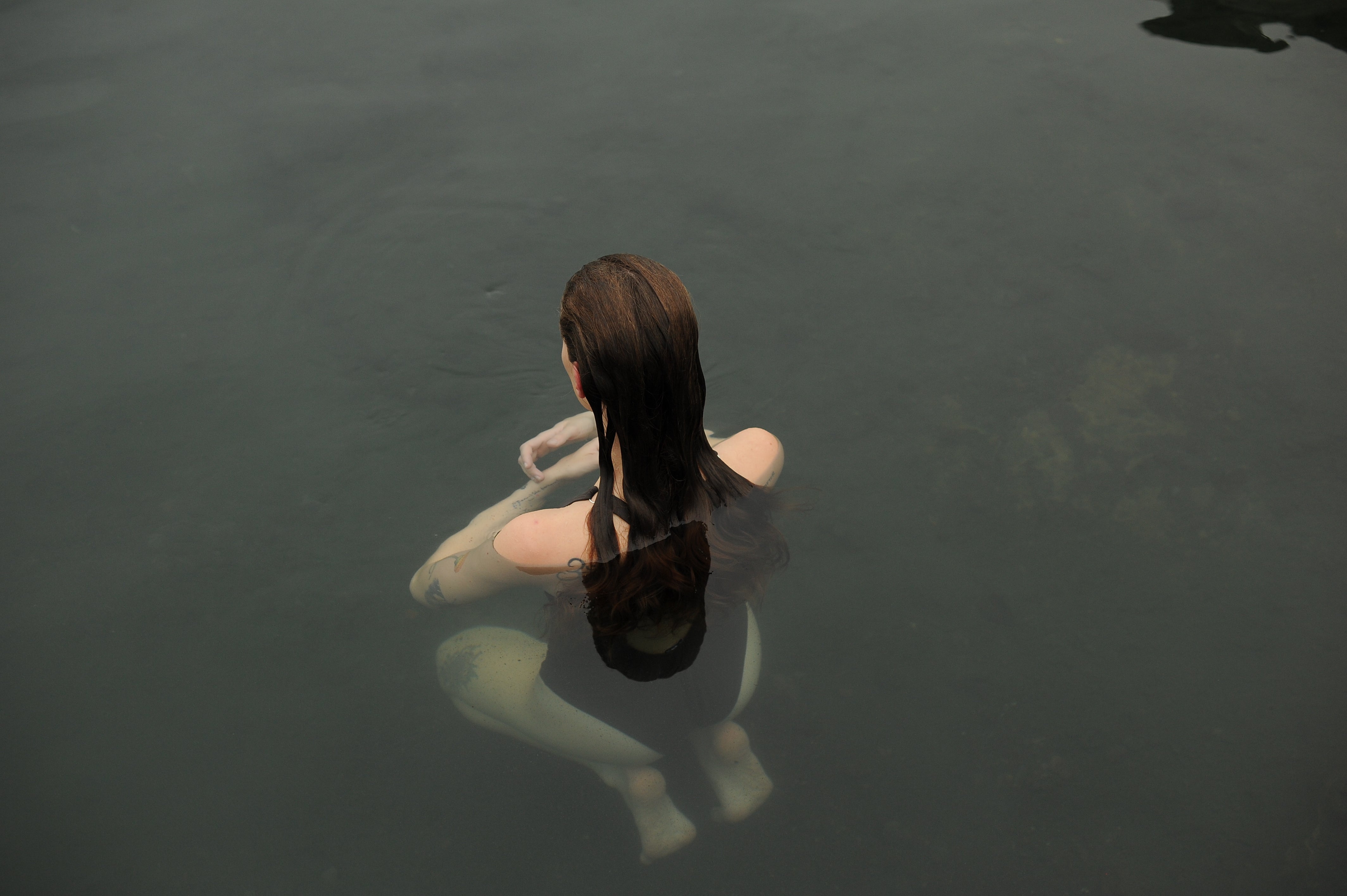 Nordic bathing ritual — warm bath with Icelandic sea salt and botanicals