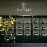 ANGAN Skincare studio in Iceland — Íris Laxdal formulating products