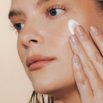 ANGAN Lupine Bloom Moisturizer — texture close-up, rich cream formula