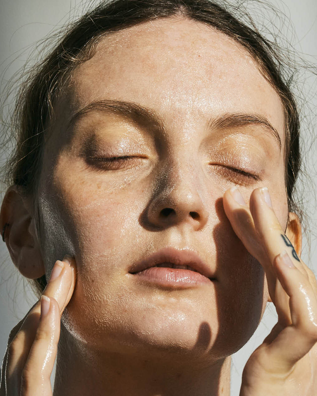ANGAN Icelandic Glow Duo — Icelandic skincare lifestyle flat lay