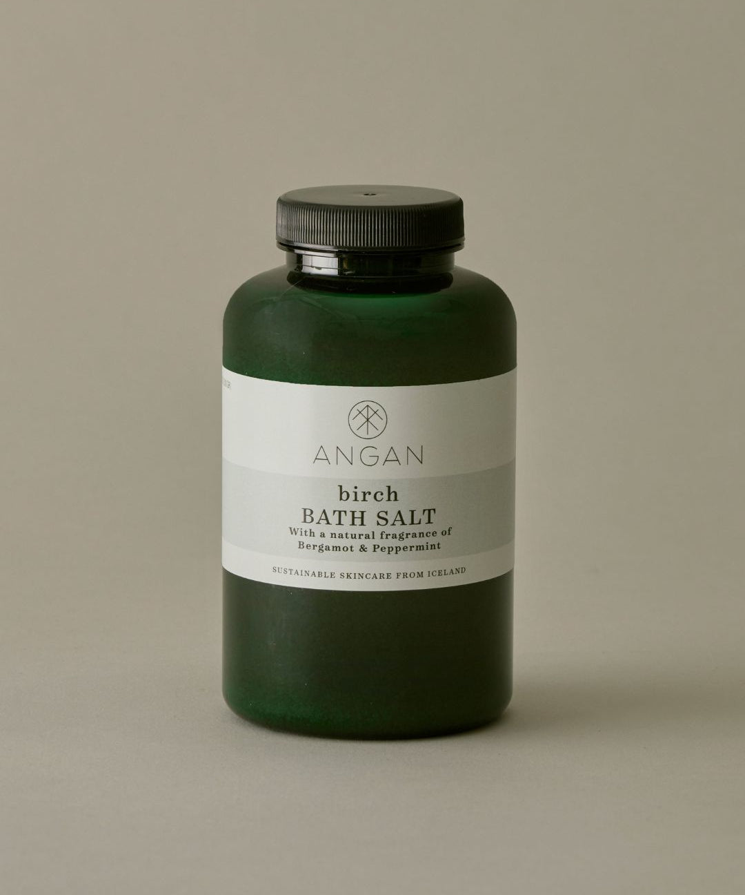 ANGAN Birch Bath Salt 300g — relaxing mineral bath salts with birch extract, Iceland