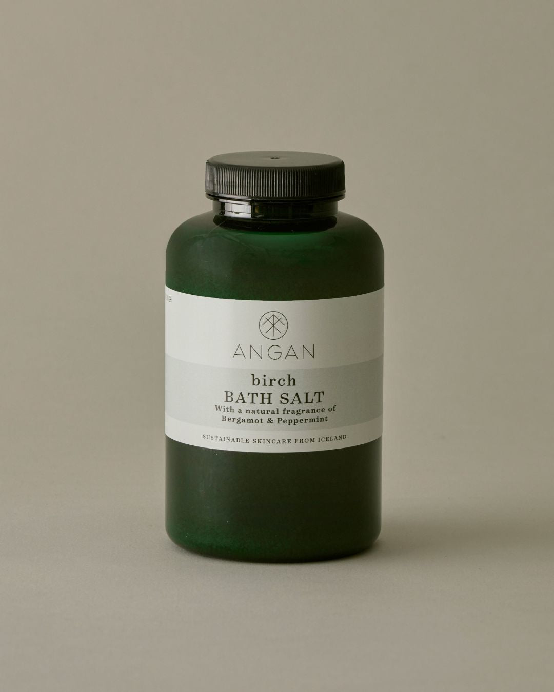 ANGAN Birch Bath Salt 300g — relaxing mineral bath salts with birch extract, Iceland