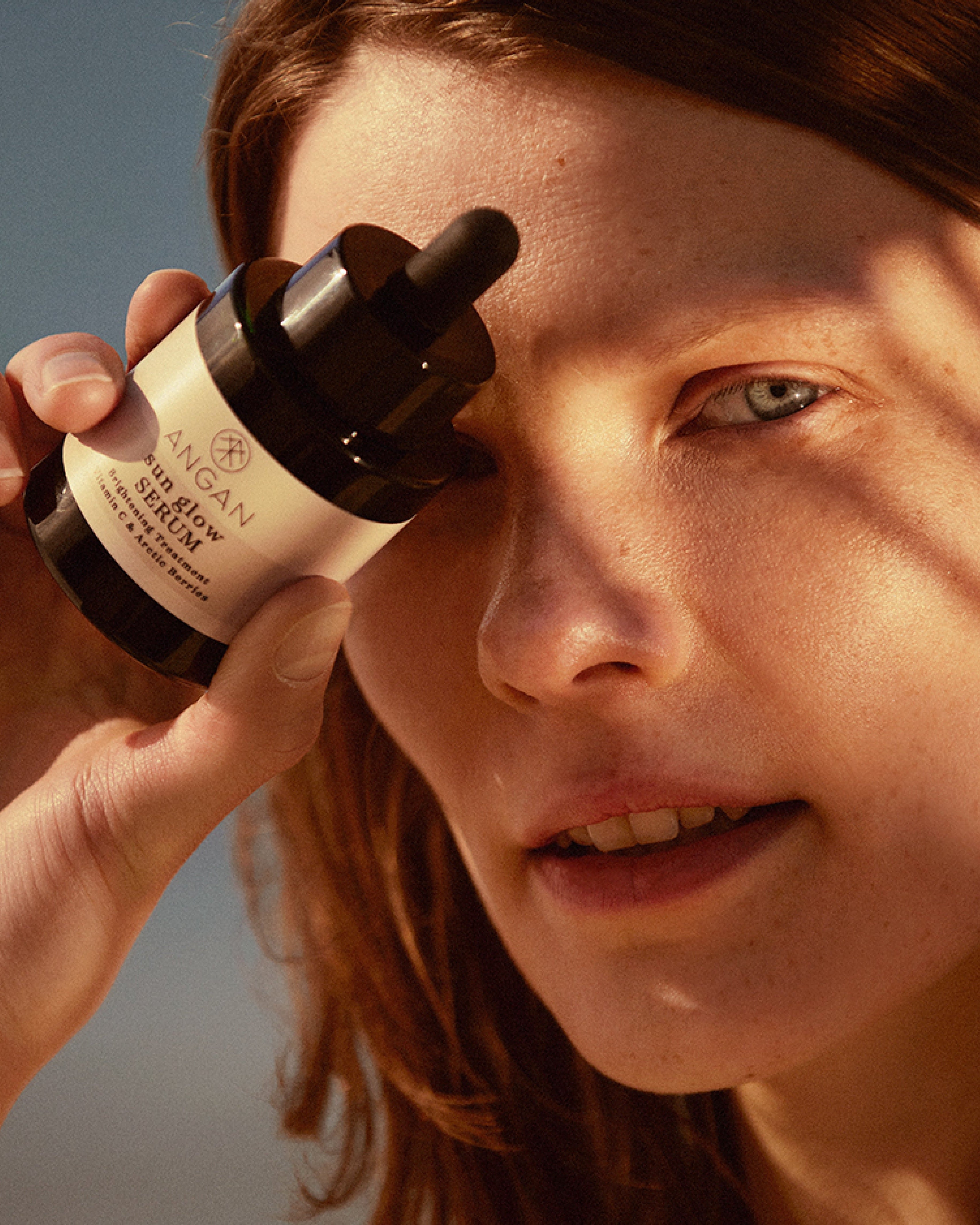 ANGAN Sun Glow Vitamin C Serum — glowing skin results
