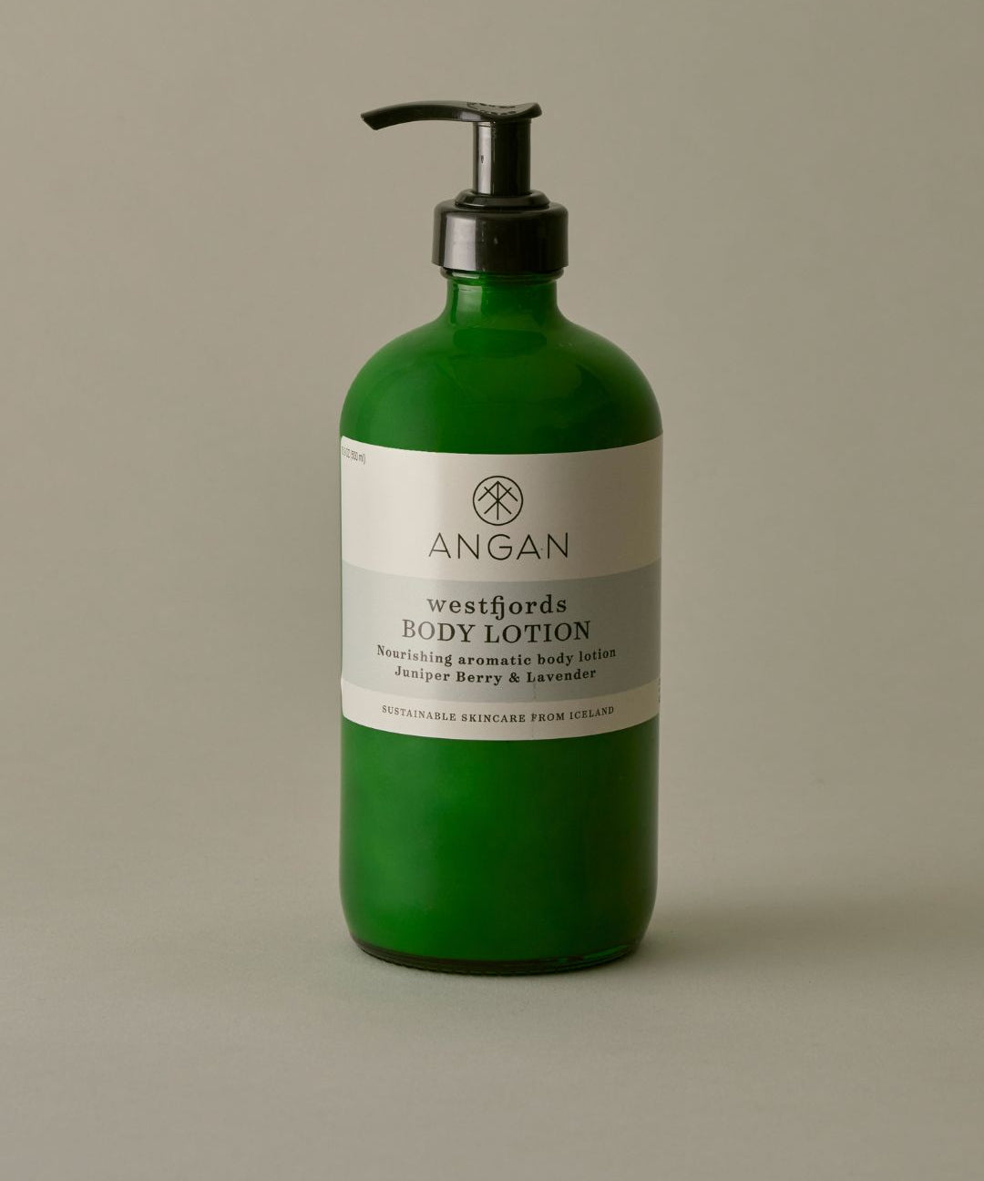 ANGAN Westfjords Body Lotion 500ml — lightweight moisturizing lotion with Arctic botanicals