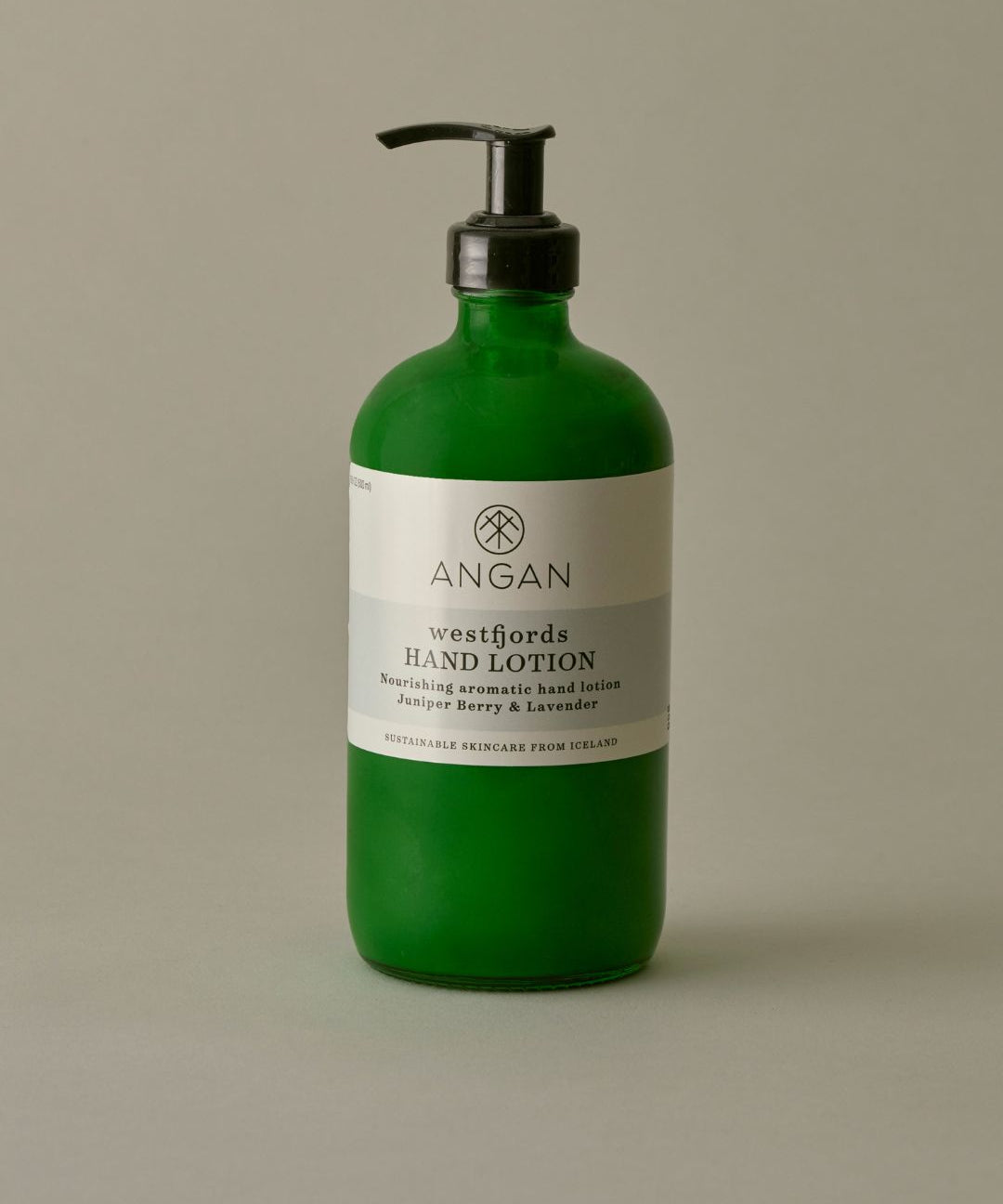 ANGAN Westfjords Hand Lotion 500ml — nourishing hand cream made in Iceland