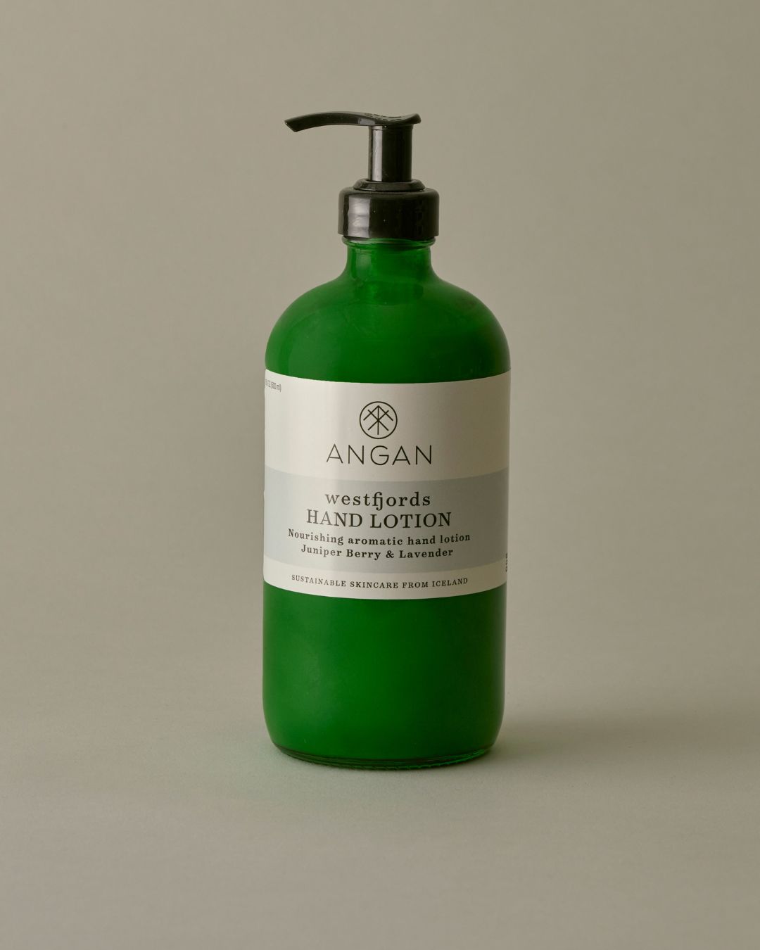ANGAN Westfjords Hand Lotion 500ml — nourishing hand cream made in Iceland
