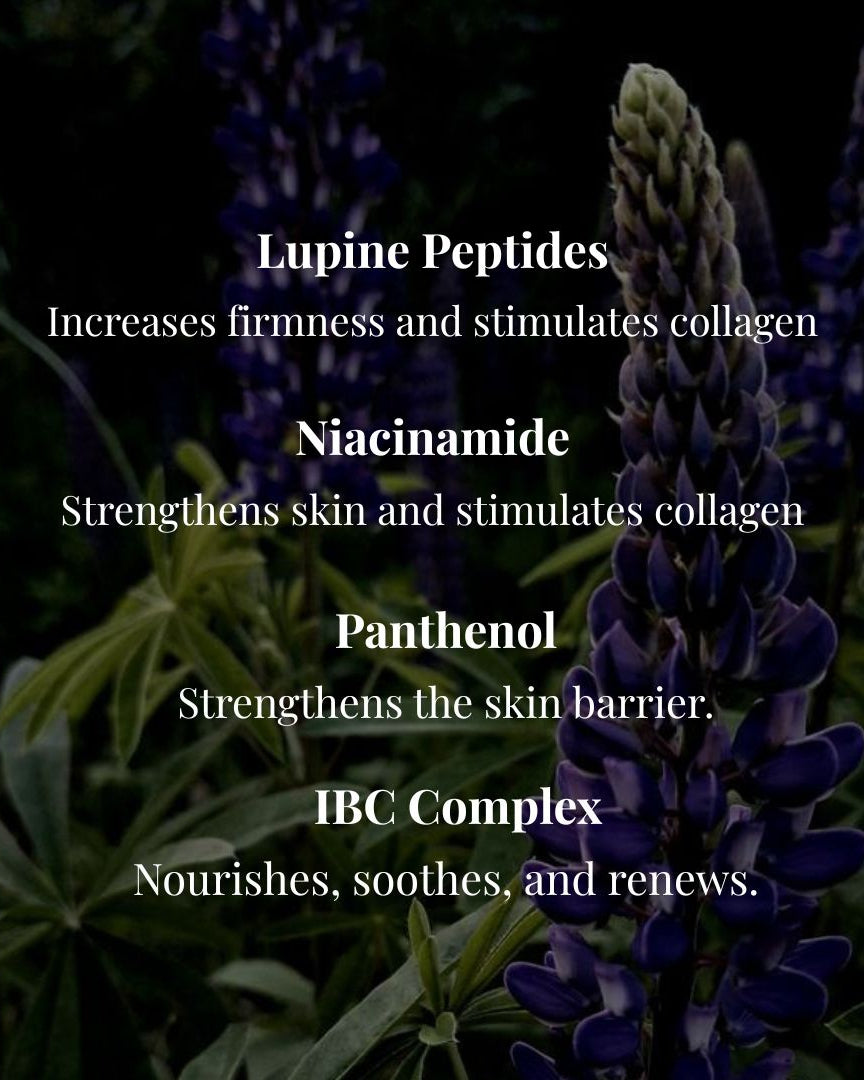 ANGAN Lupine Bloom Moisturizer — skin application, hydrated complexion