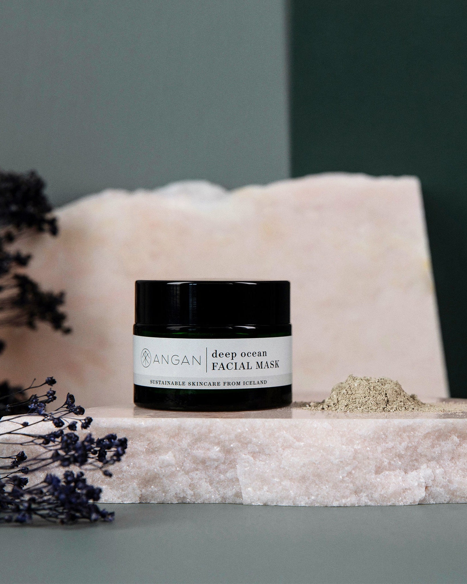 ANGAN Deep Ocean Face Mask — multiple jars, Icelandic seaweed mask