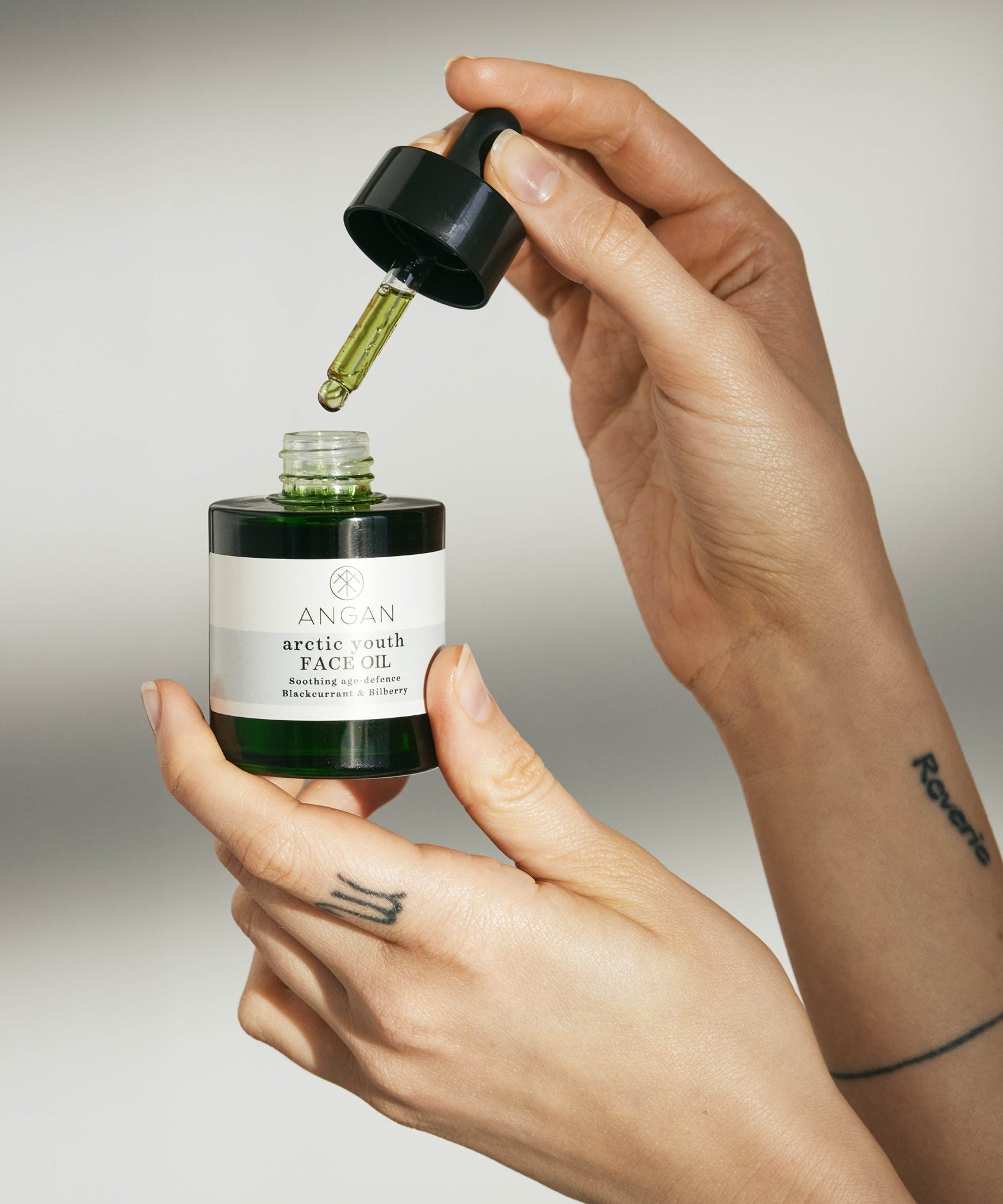 ANGAN Arctic Youth Face Oil — 30ml glass dropper bottle