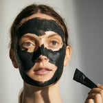 ANGAN Face Glow Ritual — Black Lava Face Mask in set