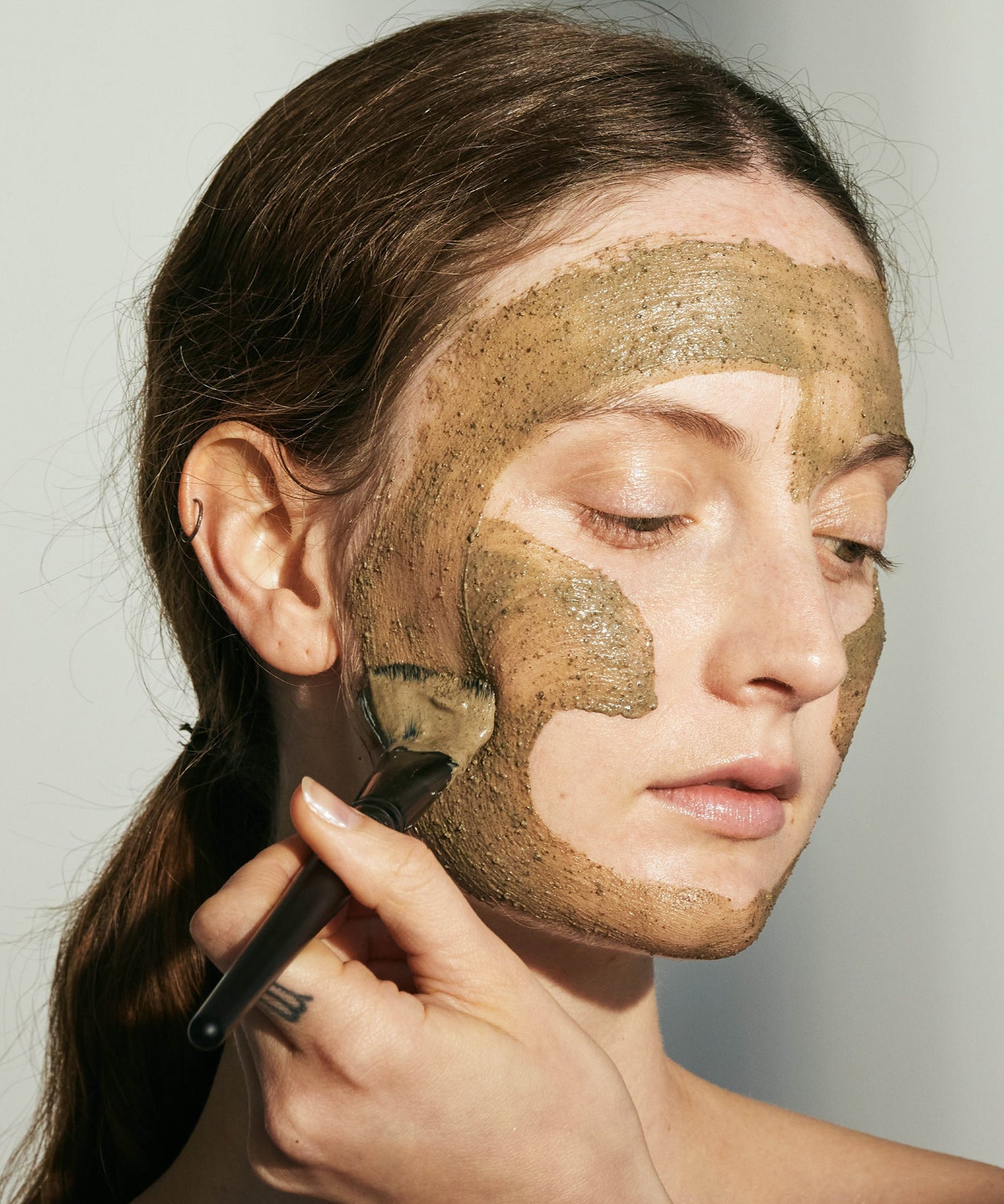 ANGAN Deep Ocean Face Mask — single jar product shot