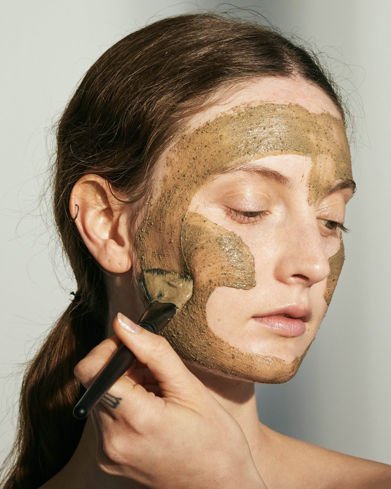 ANGAN Deep Ocean Face Mask — single jar product shot