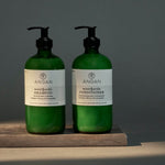 ANGAN Westfjords Shampoo and Conditioner — botanical hair care set